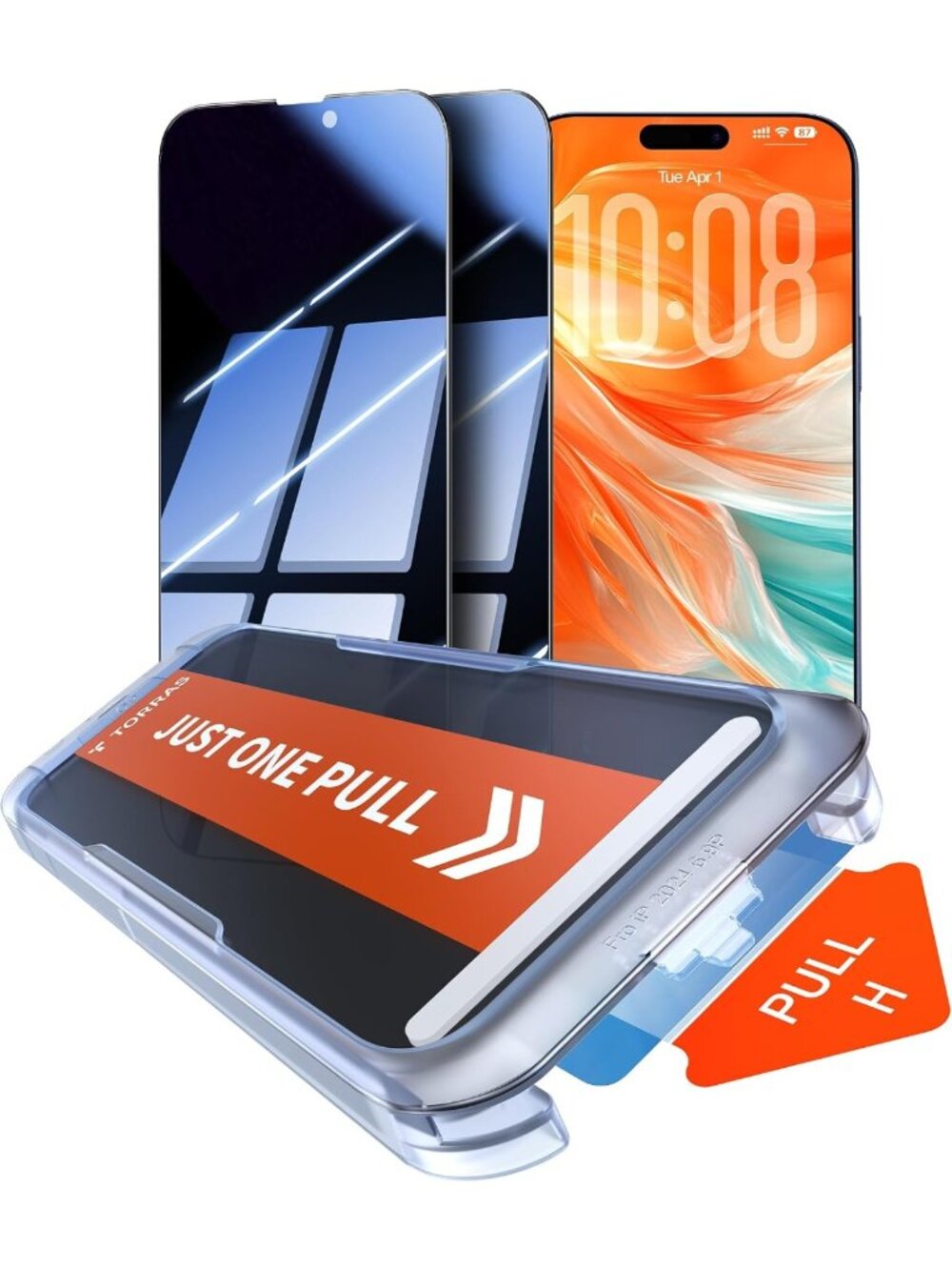 Unbreakable Privacy Screen Protector for iPhone 17 Pro Max - 2-Pack, Anti-Spy